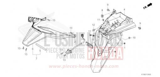 FILTRE A AIR (E/ED/F/G/SD) CM125CJ de 1988